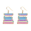 Jane Austen Book Club Enamel Drop Earrings  -  Erstwilder  -  Quirky Resin and Enamel Accessories