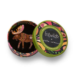 The Majestic Moose Brooch  -  Erstwilder  -  Quirky Resin and Enamel Accessories
