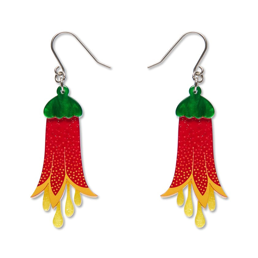 Common Correa Drop Earrings  -  Erstwilder  -  Quirky Resin and Enamel Accessories
