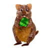 Quinn the Quokka Brooch  -  Erstwilder  -  Quirky Resin and Enamel Accessories
