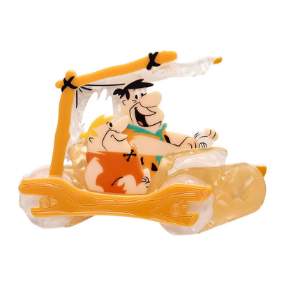 The Flintmobile Brooch  -  Erstwilder  -  Quirky Resin and Enamel Accessories