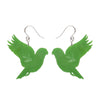 Lulu the Lorikeet Drop Earrings  -  Erstwilder  -  Quirky Resin and Enamel Accessories
