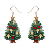 Christmas Tree Centre-Piece Drop Earrings