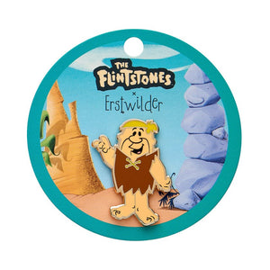Barney Rubble Enamel Pin  -  Erstwilder  -  Quirky Resin and Enamel Accessories