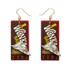 Winning Wonka Bar Drop Earrings (IMPERFECT)  -  Erstwilder  -  Quirky Resin and Enamel Accessories