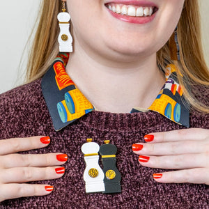 Seasoned to Perfection Brooch  -  Erstwilder  -  Quirky Resin and Enamel Accessories