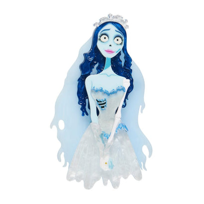 Emily the Corpse Bride Brooch  -  Erstwilder  -  Quirky Resin and Enamel Accessories