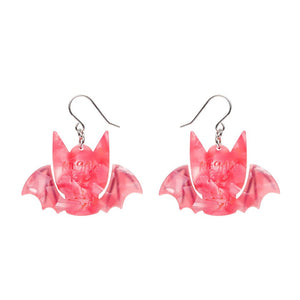 Winged Kitty Drop Earrings  -  Erstwilder  -  Quirky Resin and Enamel Accessories