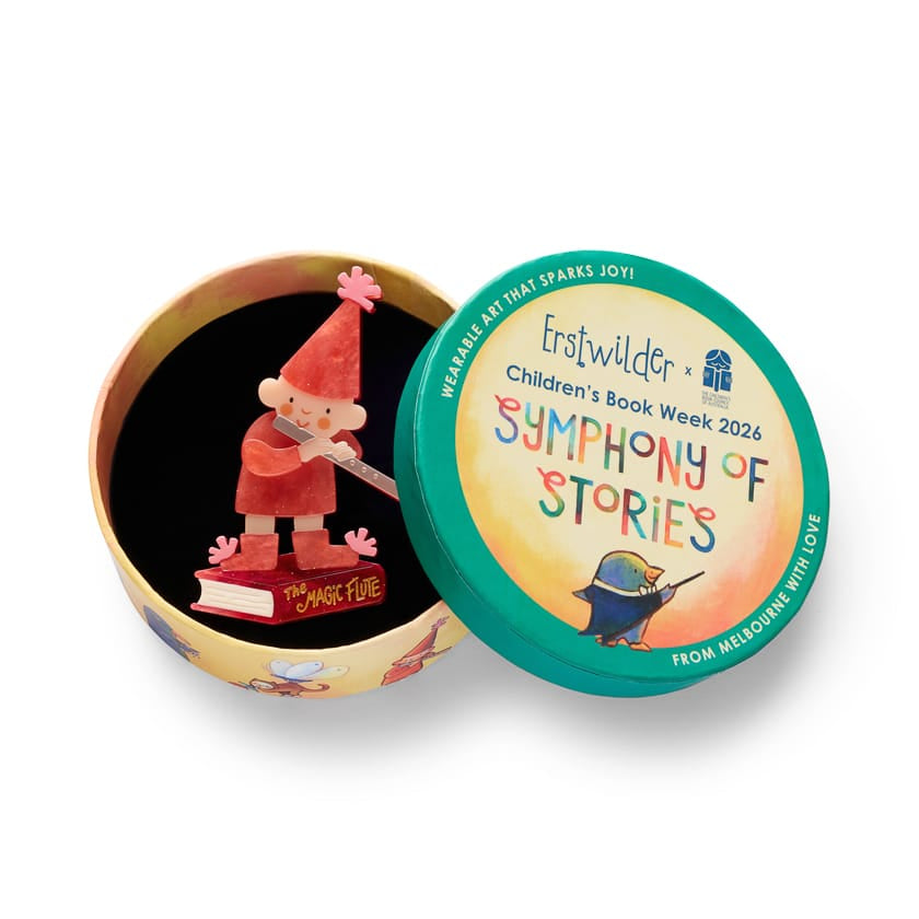 Pixie Pip Brooch  -  Erstwilder  -  Quirky Resin and Enamel Accessories