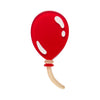 Balloon Simplified Mini Brooch  -  Erstwilder Simplified  -  Quirky Resin and Enamel Accessories