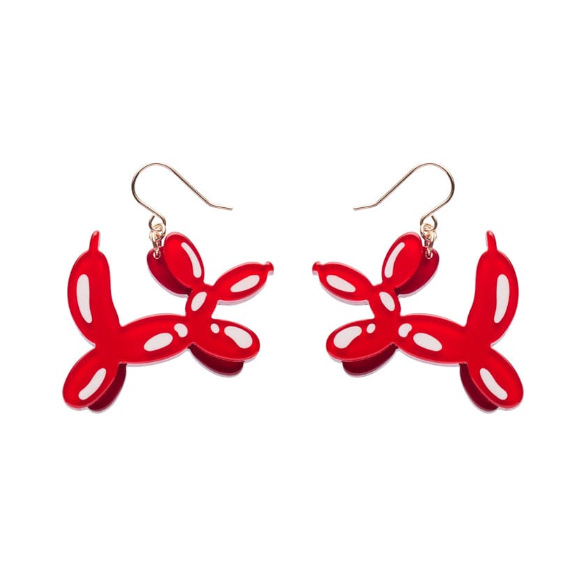 Balloon Best Friend Drop Earrings  -  Erstwilder  -  Quirky Resin and Enamel Accessories