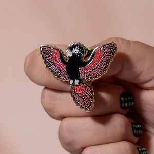Kurri Kurri Marrpu Enamel Pin  -  Erstwilder  -  Quirky Resin and Enamel Accessories