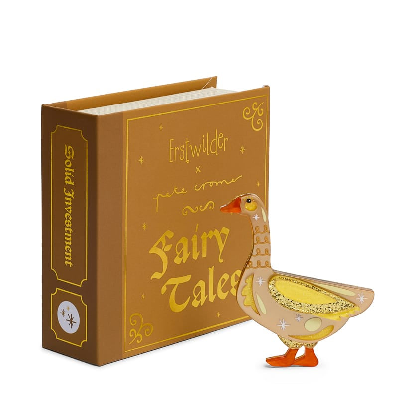Solid Investment Brooch  -  Erstwilder  -  Quirky Resin and Enamel Accessories