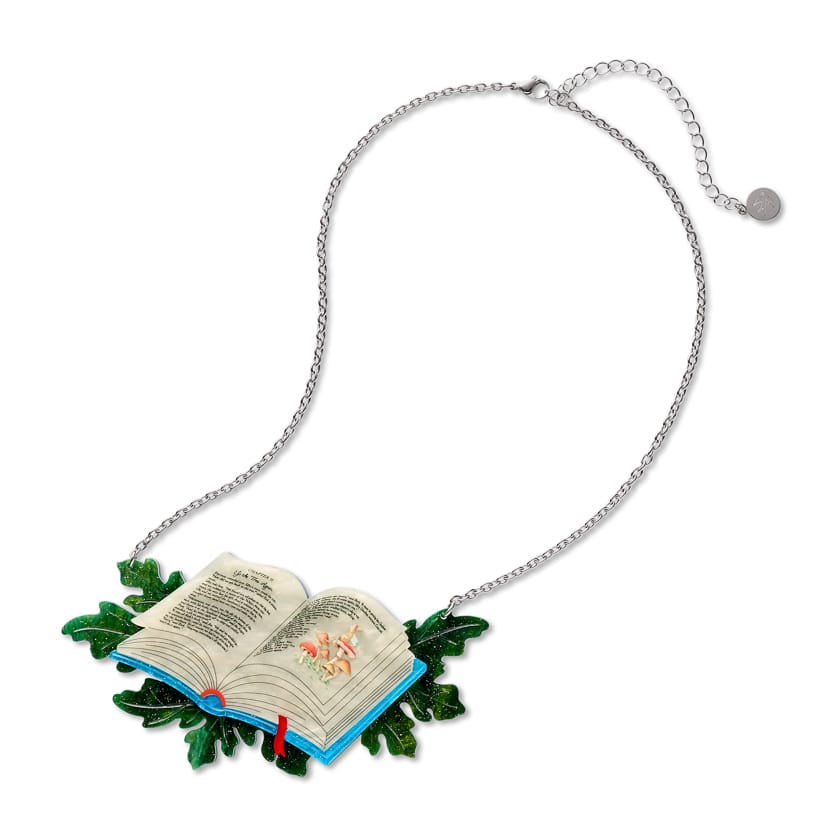 The Magic Faraway Tree Book Necklace  -  Erstwilder  -  Quirky Resin and Enamel Accessories