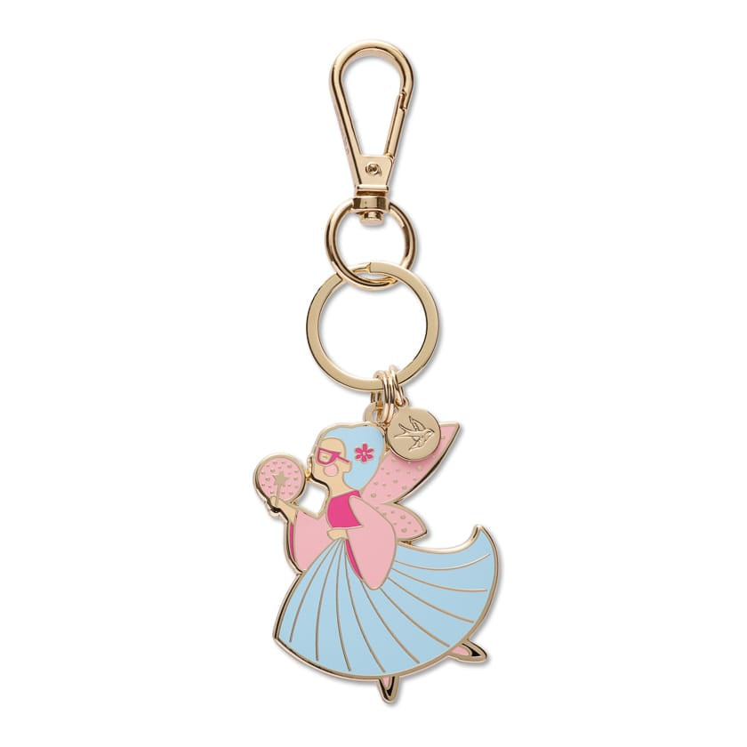 Magical Makeover Enamel Keyring  -  Erstwilder  -  Quirky Resin and Enamel Accessories