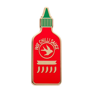Turn Up the Heat Enamel Pin  -  Erstwilder  -  Quirky Resin and Enamel Accessories