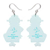 Rosie the Robot Drop Earrings  -  Erstwilder  -  Quirky Resin and Enamel Accessories
