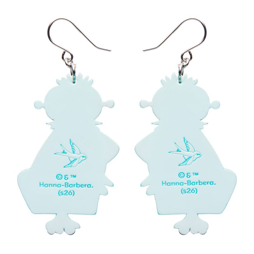 Rosie the Robot Drop Earrings  -  Erstwilder  -  Quirky Resin and Enamel Accessories