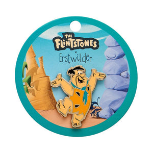 Fred Flintstone Enamel Pin  -  Erstwilder  -  Quirky Resin and Enamel Accessories