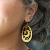 Moonlight Drop Earrings - Gold  -  Erstwilder Essentials  -  Quirky Resin and Enamel Accessories