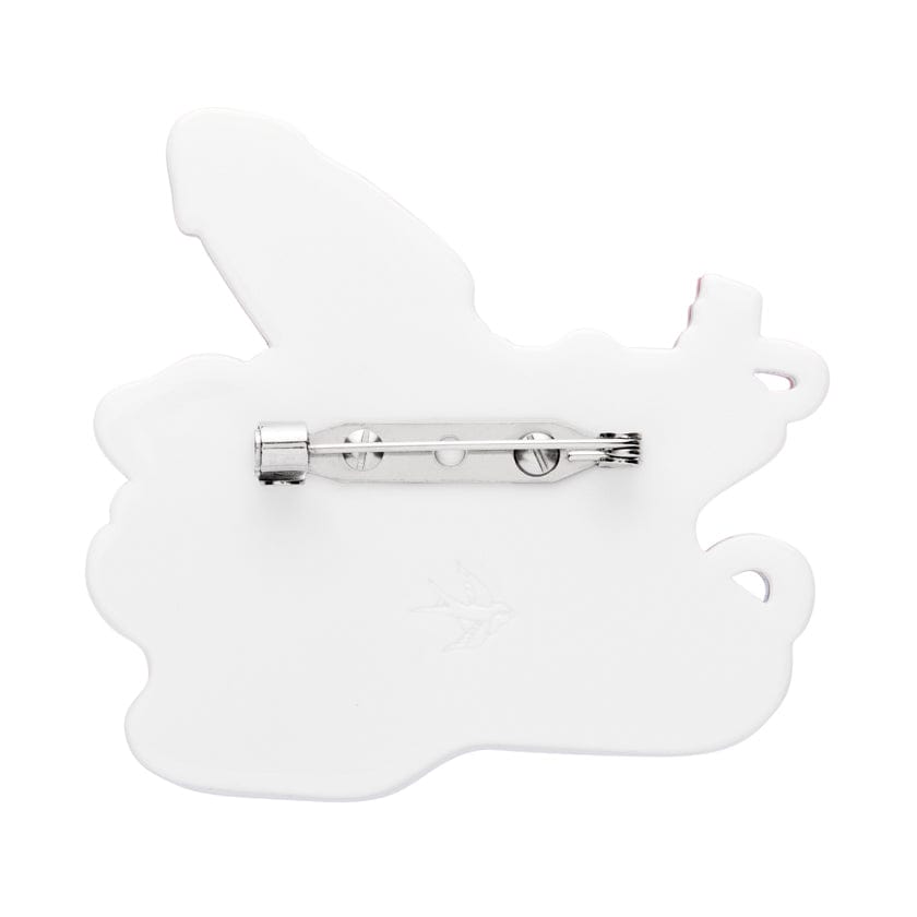 Cal the Giant Squid Brooch (IMPERFECT)  -  Erstwilder  -  Quirky Resin and Enamel Accessories