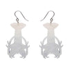 Tropical Rock Lobster Drop Earrings  -  Erstwilder  -  Quirky Resin and Enamel Accessories