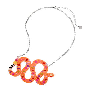 The Rowdy Rattlesnake Necklace  -  Erstwilder  -  Quirky Resin and Enamel Accessories