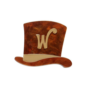 Mr Wonka's Hat Mini Brooch (IMPERFECT)  -  Erstwilder  -  Quirky Resin and Enamel Accessories