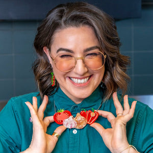 Sofrito Sizzle Necklace  -  Erstwilder  -  Quirky Resin and Enamel Accessories