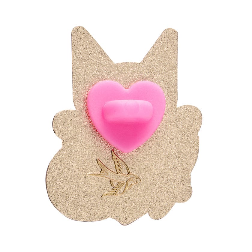 Kalila Kitty Enamel Pin  -  Erstwilder  -  Quirky Resin and Enamel Accessories