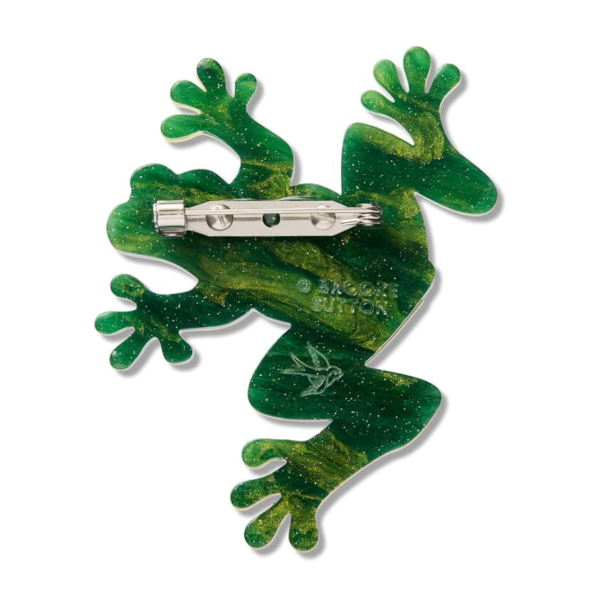 Tjawan Ritjinguthinha Brooch  -  Erstwilder  -  Quirky Resin and Enamel Accessories