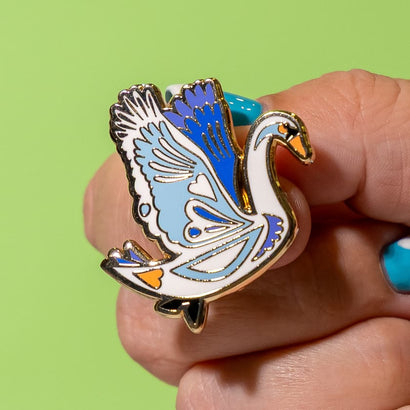 Maiden Curse Enamel Pin  -  Erstwilder  -  Quirky Resin and Enamel Accessories