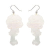 Lemon Meringue Drop Earrings  -  Erstwilder  -  Quirky Resin and Enamel Accessories