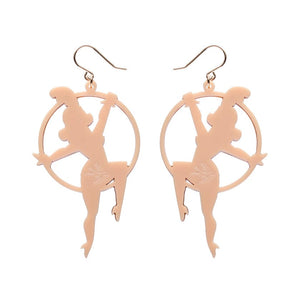 Loop De Hoop Drop Earrings  -  Erstwilder  -  Quirky Resin and Enamel Accessories