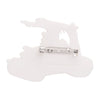 The Flintmobile Brooch  -  Erstwilder  -  Quirky Resin and Enamel Accessories