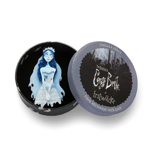 Emily the Corpse Bride Brooch  -  Erstwilder  -  Quirky Resin and Enamel Accessories