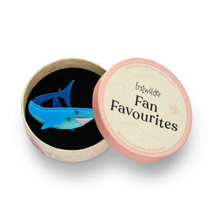 Here’s Brucey Brooch  -  Erstwilder  -  Quirky Resin and Enamel Accessories