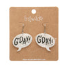 G'DAY Drop Earrings - White