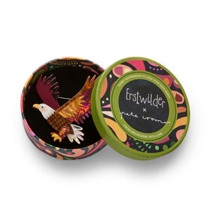 The Bold Bald Eagle Brooch  -  Erstwilder  -  Quirky Resin and Enamel Accessories