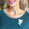 Silky the Fairy Brooch  -  Erstwilder  -  Quirky Resin and Enamel Accessories