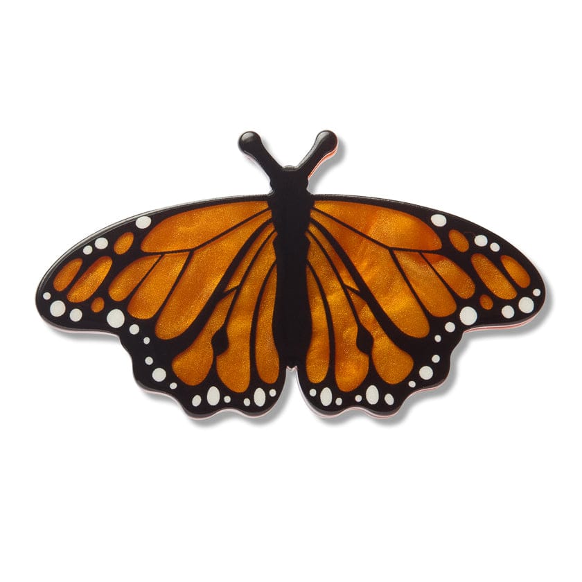 Monarch Butterfly Simplified Mini Brooch – Erstwilder