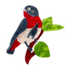 Mabel the Mistletoebird Brooch  -  Erstwilder  -  Quirky Resin and Enamel Accessories