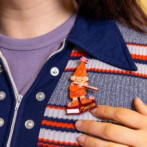 Pixie Pip Brooch  -  Erstwilder  -  Quirky Resin and Enamel Accessories