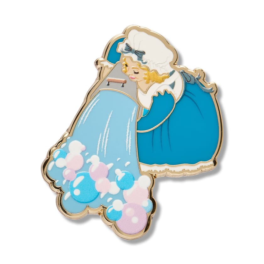 Dame Washalot Enamel Pin  -  Erstwilder  -  Quirky Resin and Enamel Accessories