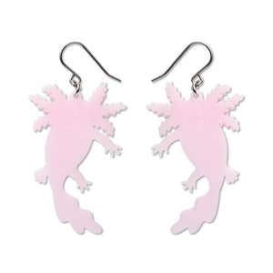 Axolotl Drop Earrings  -  Erstwilder  -  Quirky Resin and Enamel Accessories