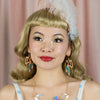 Loop De Hoop Drop Earrings  -  Erstwilder  -  Quirky Resin and Enamel Accessories