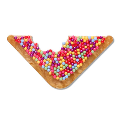 Fairy Bread Brooch  -  Erstwilder  -  Quirky Resin and Enamel Accessories