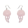 Mauve Stinger Jellyfish Drop Earrings
