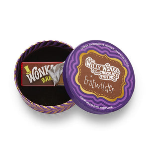 Winning Wonka Bar Brooch (IMPERFECT)  -  Erstwilder  -  Quirky Resin and Enamel Accessories
