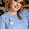 Emily the Corpse Bride Brooch  -  Erstwilder  -  Quirky Resin and Enamel Accessories